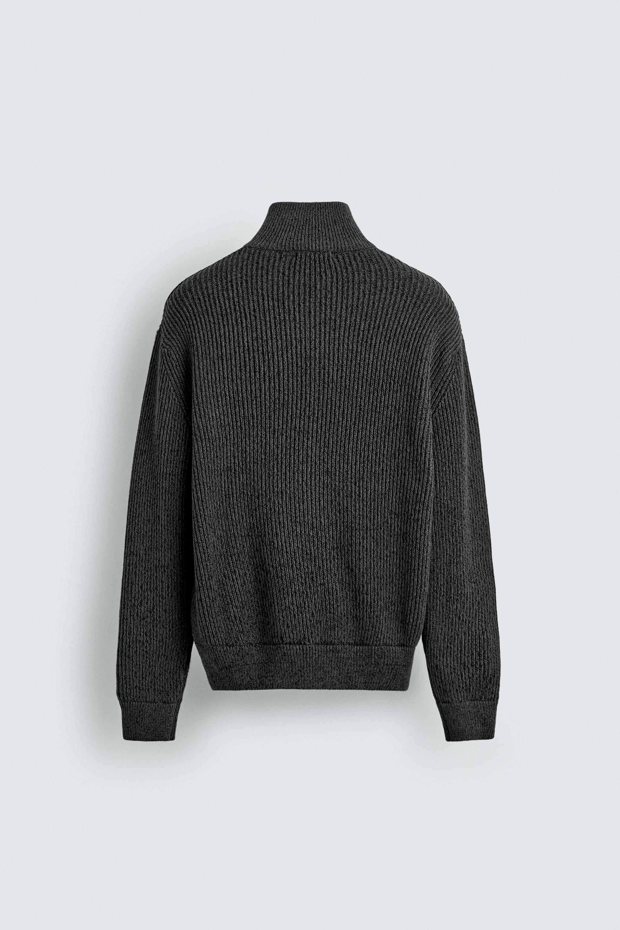 TWISTED YARN ZIP-UP JACKET